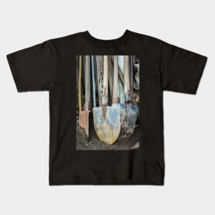 Rusty gardening tools Kids T-Shirt